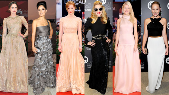 Keira Knightley, Salma Hayek, Jessica Chastain, Madonna, Gwyneth Paltrow, Abbie Cornish Keira Knightley, Salma Hayek, Jessica Chastain, Madonna, Gwyneth Paltrow, Abbie Cornish
